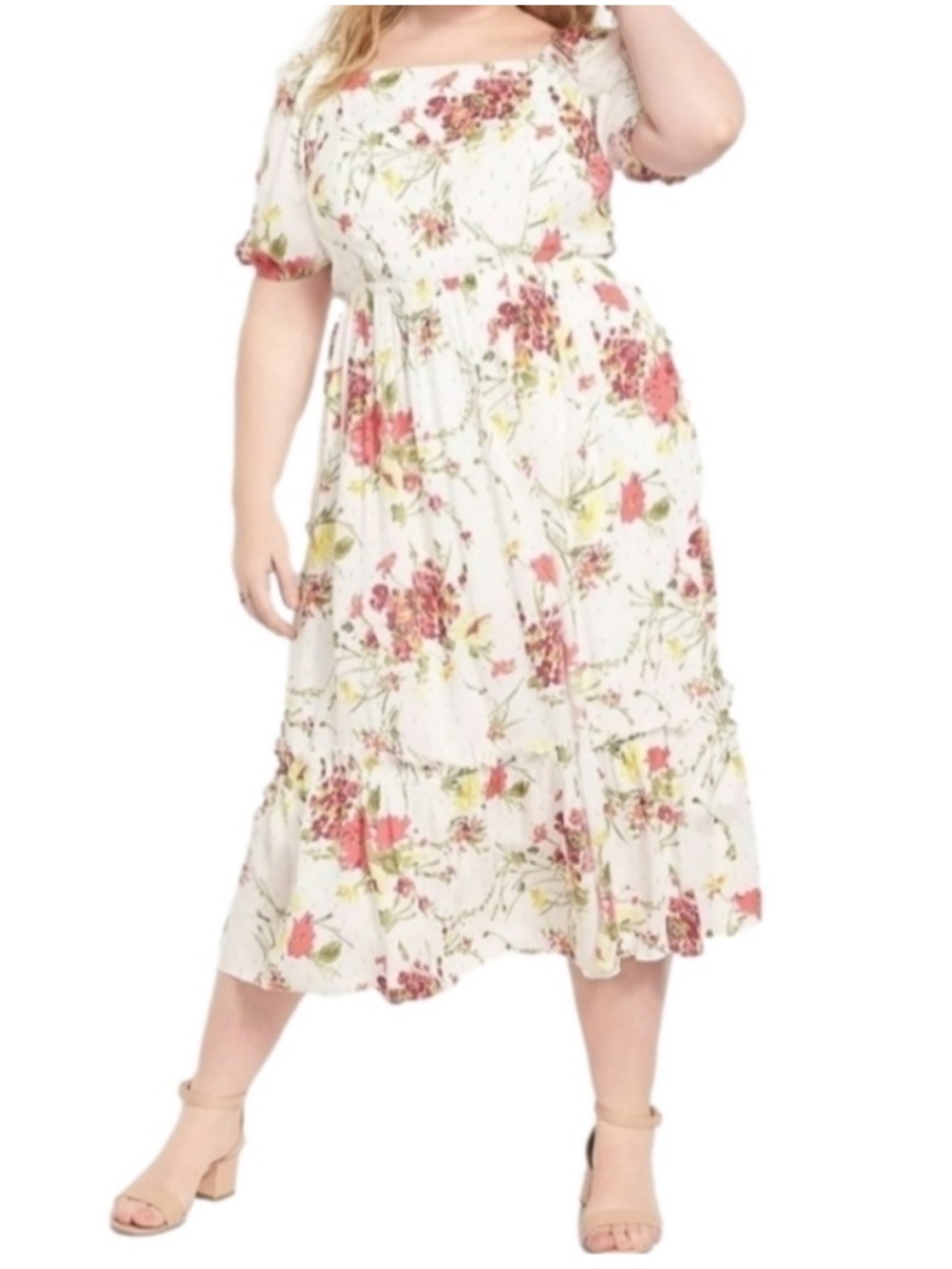 Lane Bryant Floral Midi Dress